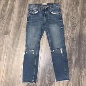 Zara slim boyfriend denim